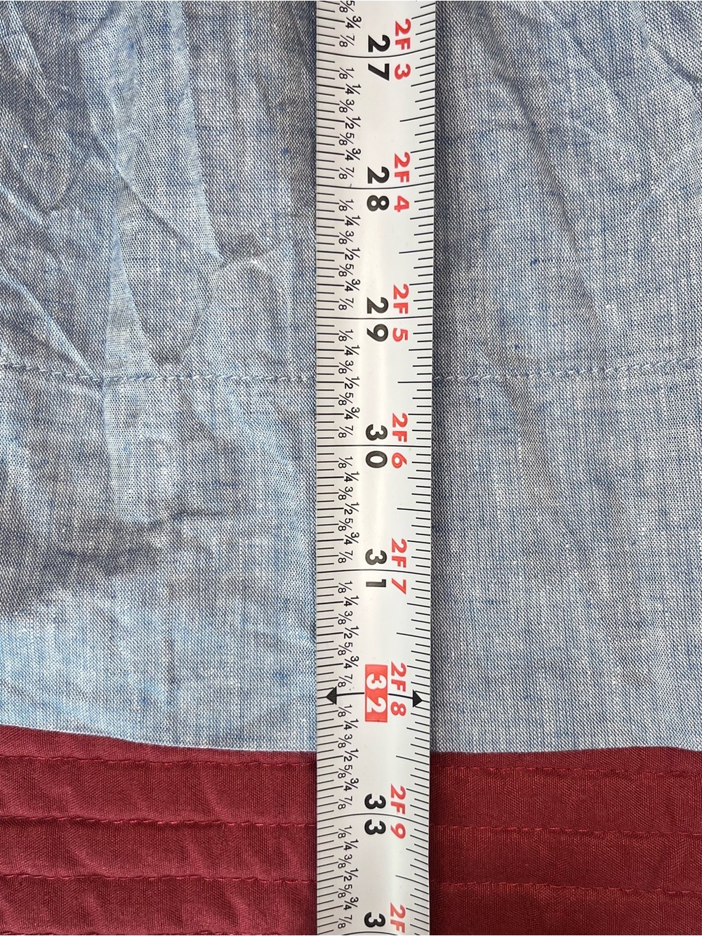 Tuckernuck Chambray Crawford Dress Cotton & Linen Short Sleeve Size XL - Picture 8 of 10